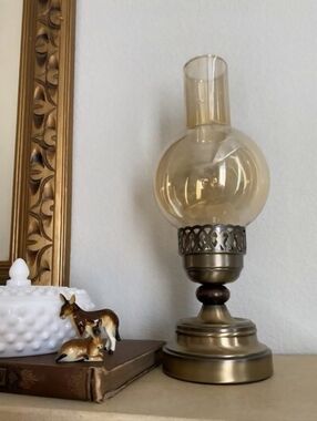 Vintage Hurricane Candle Holder